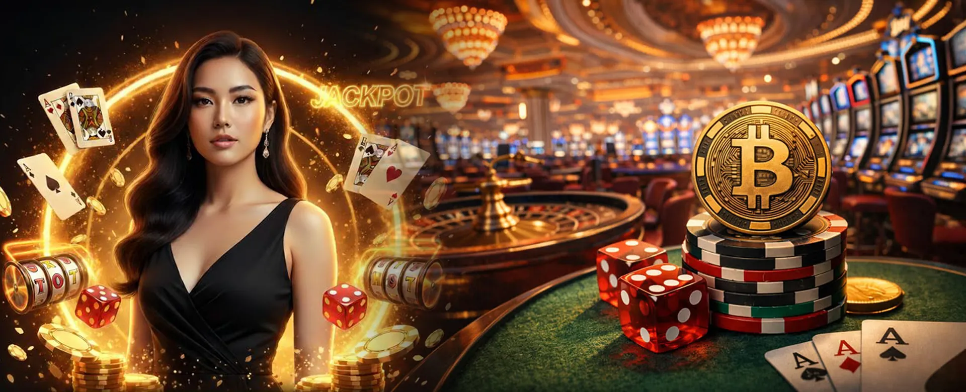abc8 login page hero image with gaming elements and a golden glow