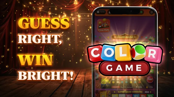 Interactive live game show with a lively host and vibrant set design
